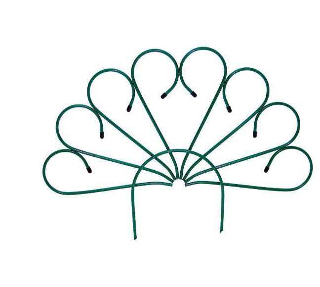 Заборчик "Павлин" ст.трубка, дл.5-ти секций 4,5м (уп,5 секций)