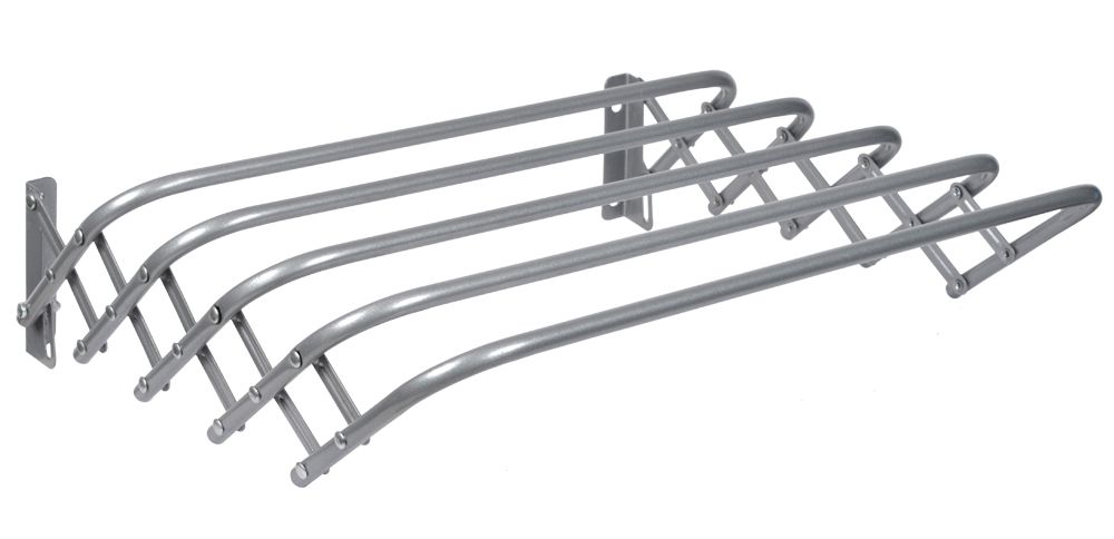 Сушилка для белья настенная, серая, СН90/С, Ника