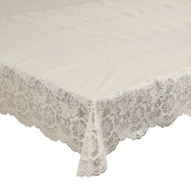 Скатерть готовая СS-315 бежевая (21336) 137см*18м (10 шт.в рул.)