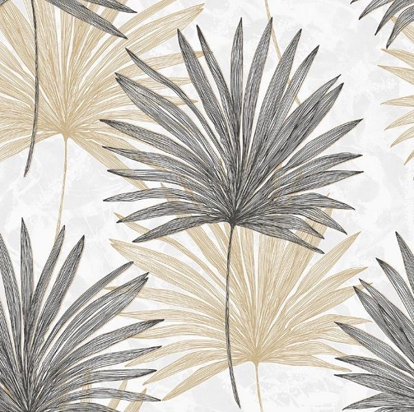 Обои Пальма гофра С14-05 0,5м*10м Гр.3 (упак. 15 рул. Саратов)