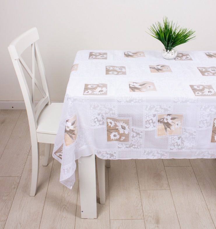 Клеенка ажурная "Lace Print" 213R2-4 (1,37х20м)