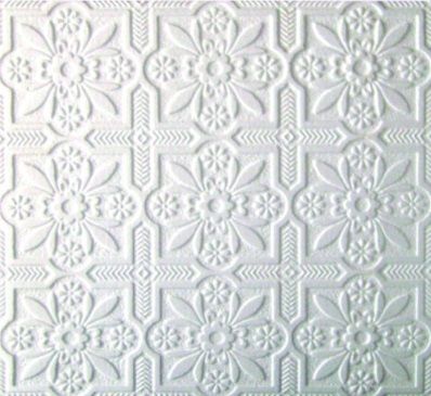 Плитка потолочная белая штампованная Карина/48 (упак.192 шт.)
