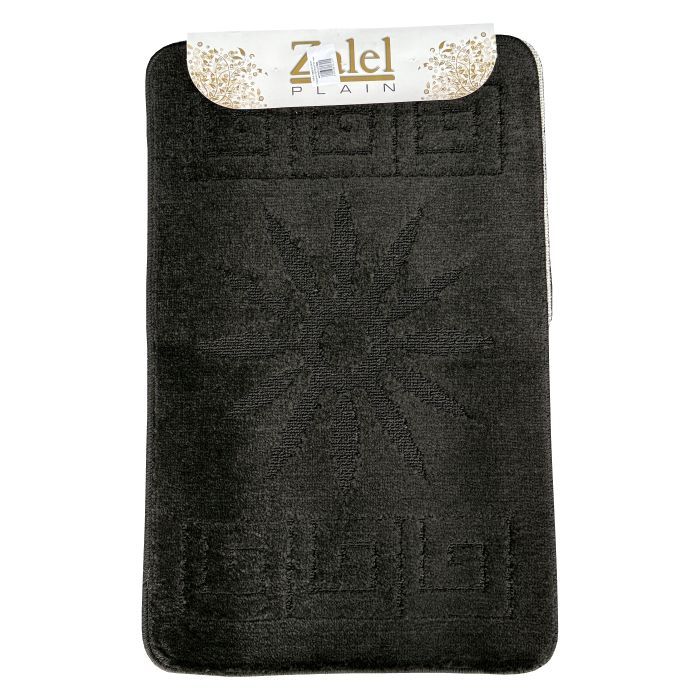 Набор ковриков Залел (2предмет) 55х85/45х55 черн.