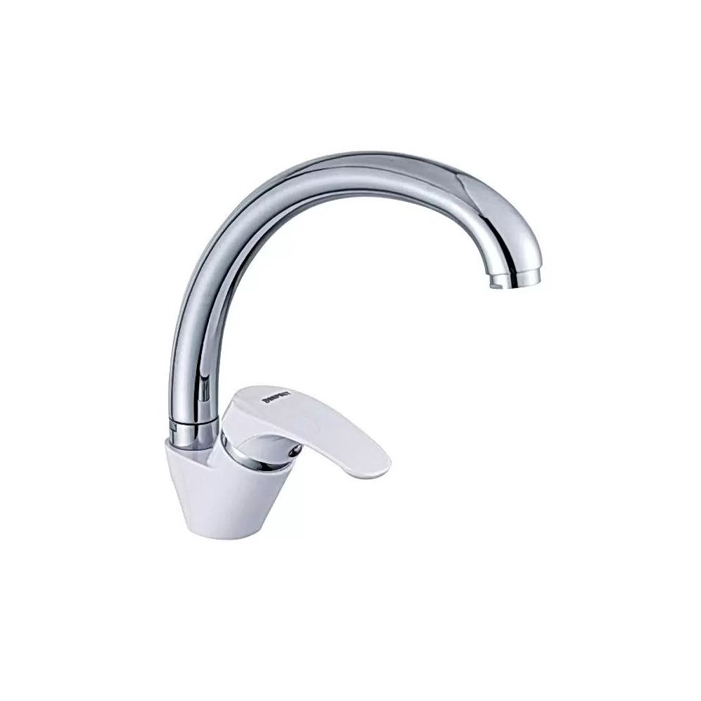 Смеситель для кухни монокомандный белый Potato Эверест B 59-033