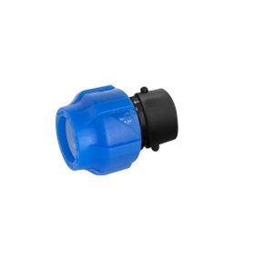 Муфта ПНД компр. соединительная c внутренней резьбой  20х3/4" (200/40) VALFEX