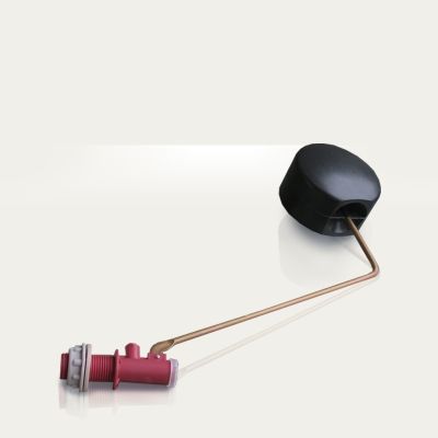 Впускной клапан ШАРОВЫЙ с рычагом пластм.в сборе с попл.(Тула)