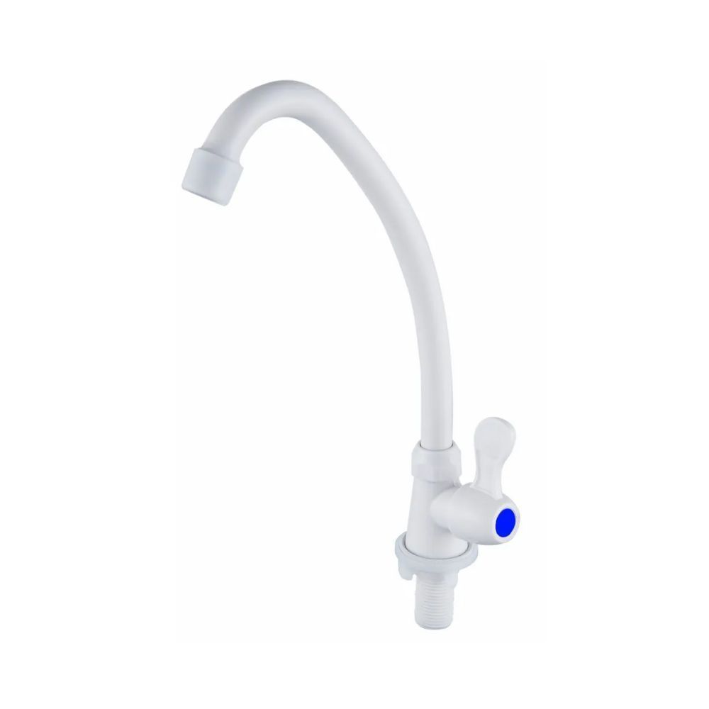 Кран водоразборный одноручковый на холодную воду юелый  Potato Эверест B41-338