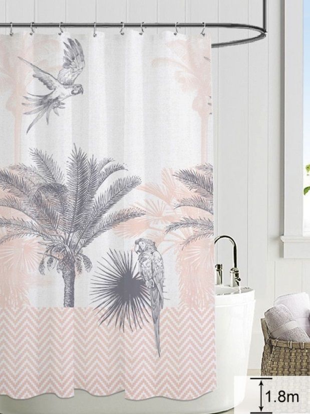 Штора для ванной полиэтиленовая оранжевая 21, "Релакс", 180*180