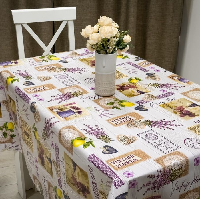 Клеенка на нетк.основе "Mirror" M 81914 A Открытка с цветами (1,40х20м)