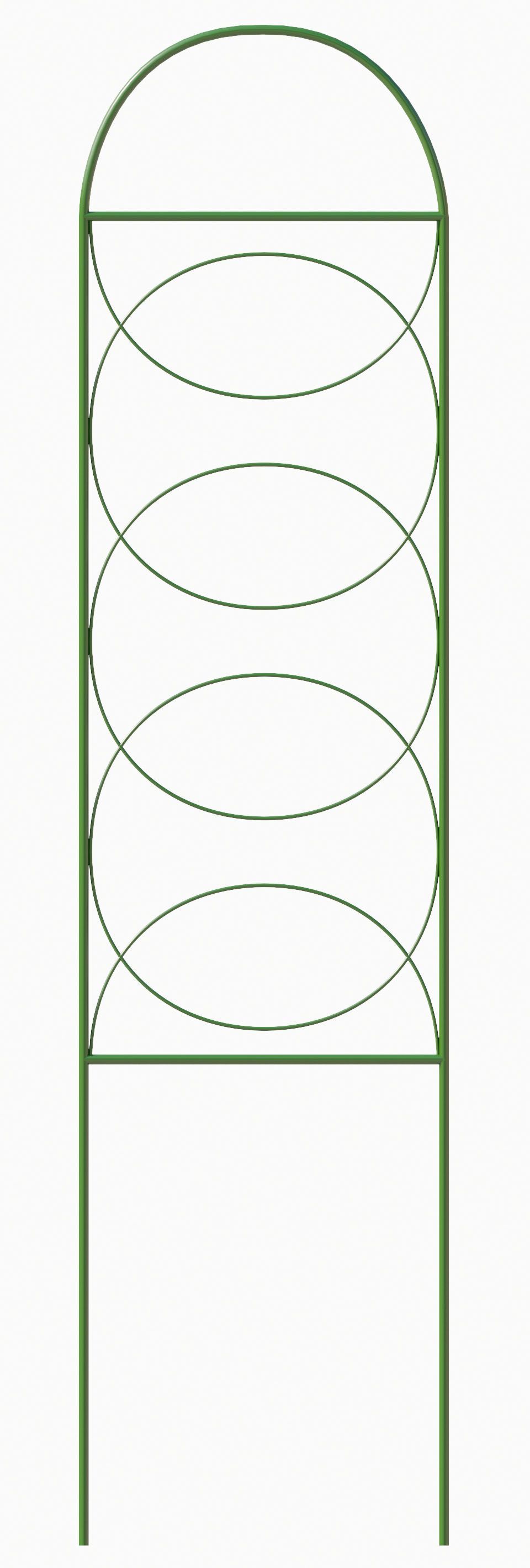 Шпалера кружок 1,7м.(упак 5шт.)