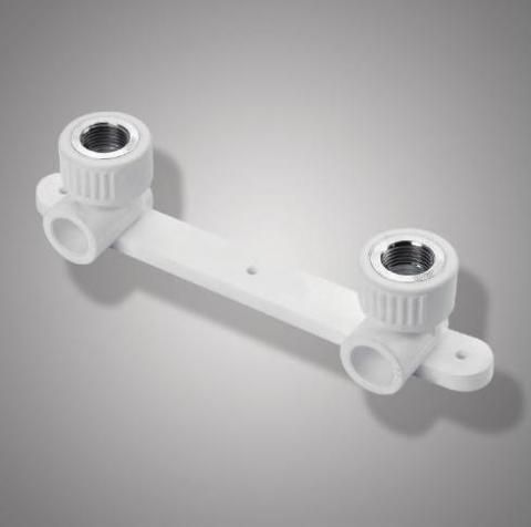 Планка для смесителей(угольник с крепл.двойной) F 119.2004 ППР латунь (ZL20*1/2F*20) (уп.5шт)