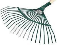 Грабли веерные 18 зуб. проволочные метал. порош.окр. с черенком* (упак.10шт.)