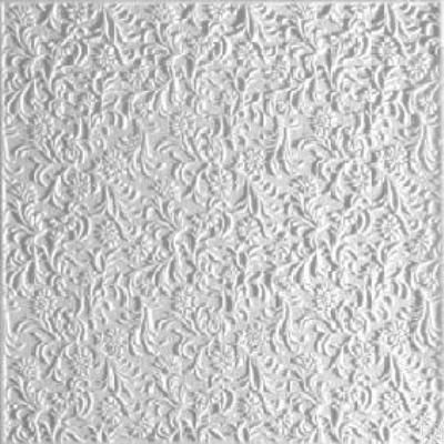 Плитка потолочная белая штампованная Ностальгия/48 (упак.192 шт.)