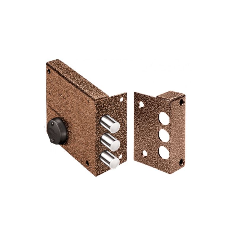 Замок накладной Кремень 1.04.61.КМА никель