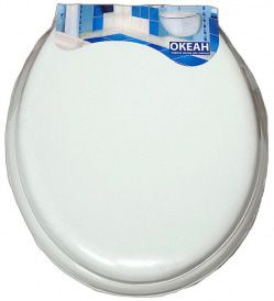 Крышка для унитаза мягкая белая