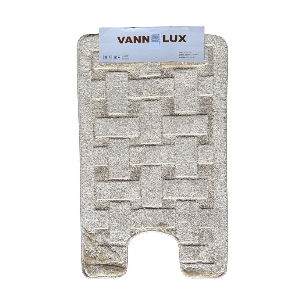 Коврик Vanna Lux туалет (1предмет) 50х80см бежевый