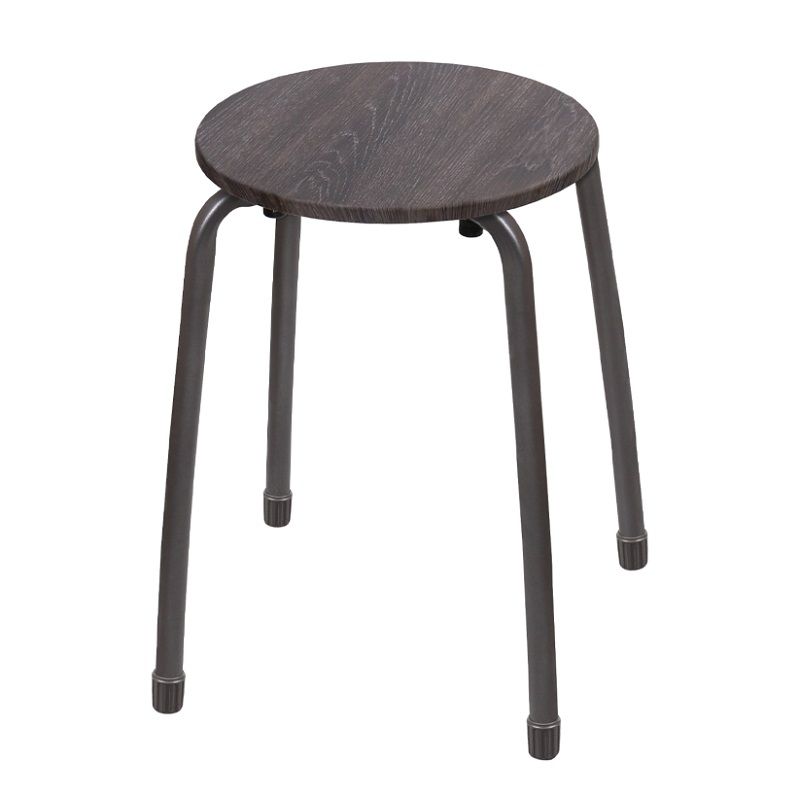 Табурет "Комфорт1" на 4-х опор. разборный круглый(МДФ) ТКМ1/ДШ дуб шале Ника