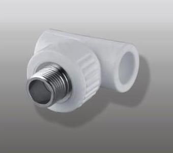 Тройник комбинир ППР латунь T 32*3/4М*32 (уп.5шт)