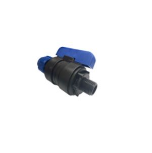 Кран шаровой ПНД компрессионный цанга — наружная резьба разборный 20х1/2" (48/12) VALFEX