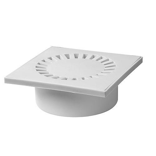 Трап вертикальный нерегул. с пласт. реш.15х15 ТО-2115 Орио (ТА-1210)