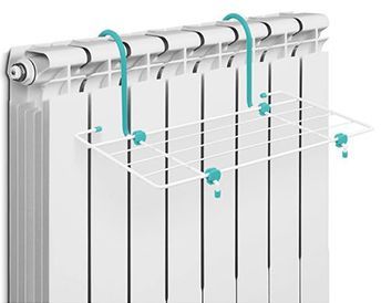 Сушилка для белья на батарею, 45 см (5кг.), серая, СБ5-45П/С, Ника