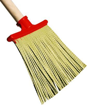 Метла пластиковая плоская №3 широкая ВИР с черенком В/С*