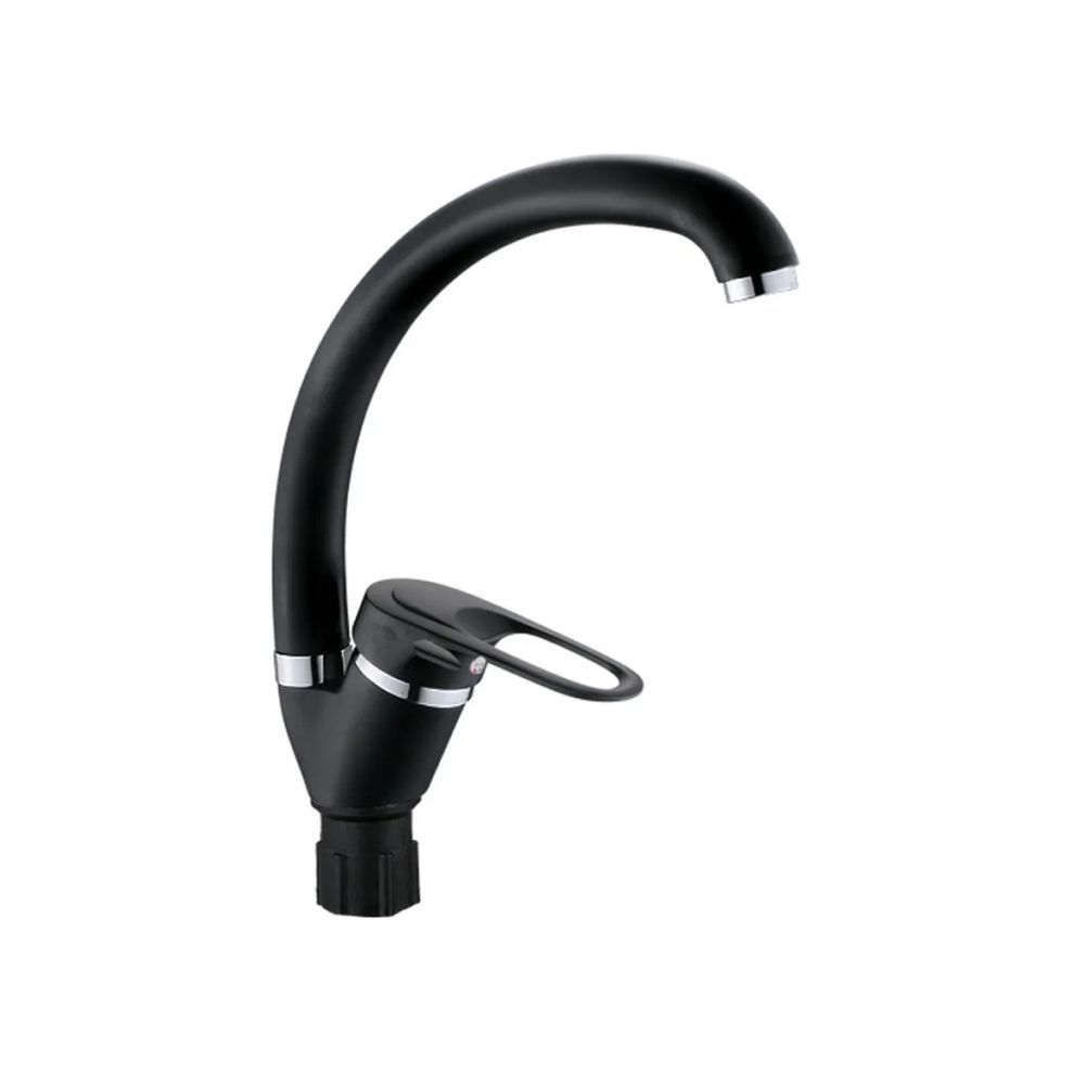 Смеситель для кухни монокомандный  черный  Potato Эверест B59-0256