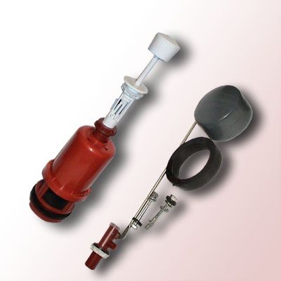 Арматура универсал. АС-4.1 (д/смывного бачка) штоковая с мембр. клапаном бок.подв (Тула)