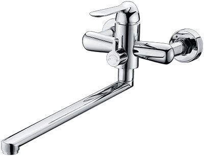 Смеситель для ванны и умывальника монокомандный хром Orta EMS 50613-35