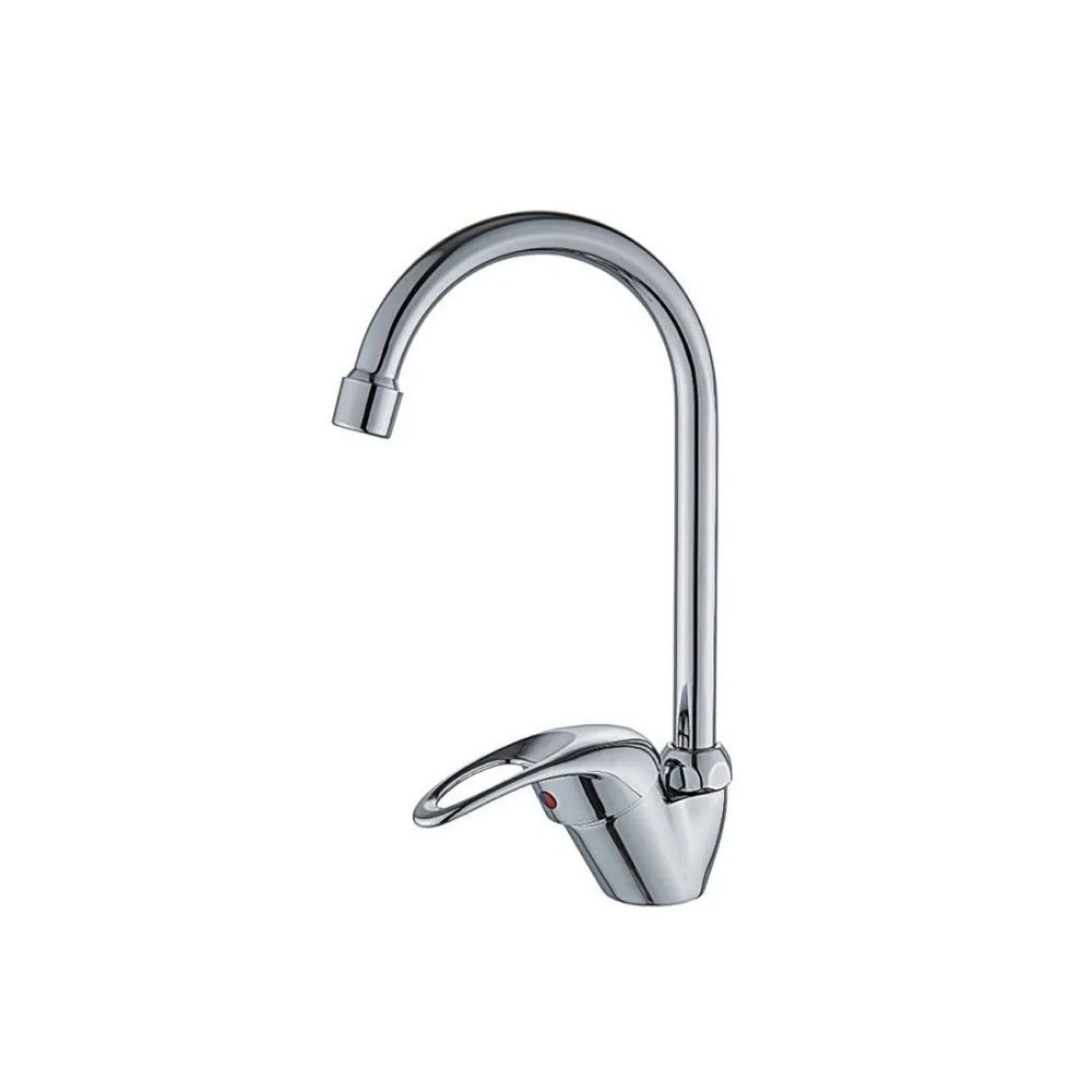 Смеситель для кухни монокомандный белый Potato Эверест B 51-040