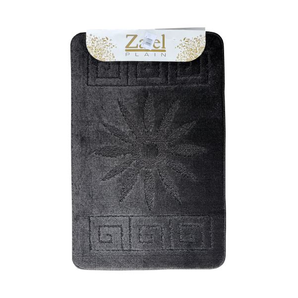 Набор ковриков Залел (1предмет) 55х85-90см черн.