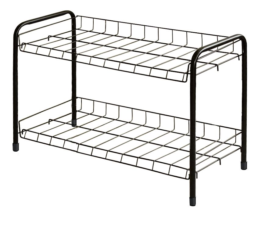 Этажерка 3 для обуви разборн. ЭТ3/Ч (435х660х300) 2полки черн. Ника