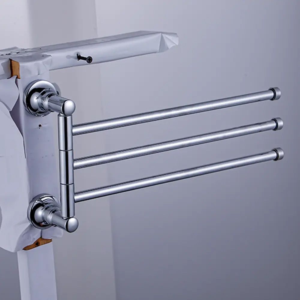 Полотенцедержатель поворотный тройной   P1813 (18 серия)