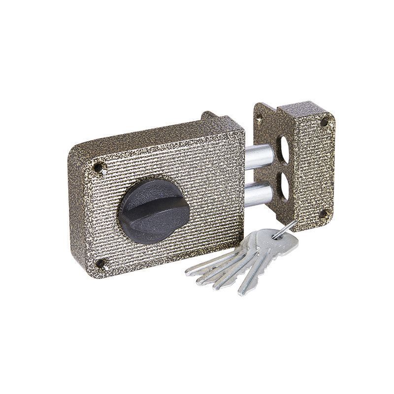 Замок накладной ЗН 1-3 бронза