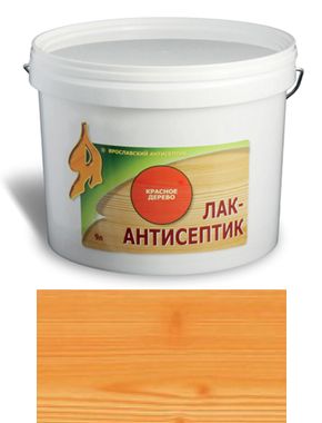 ЛАК-АНТИСЕПТИК деревозащитный состав цвет: лиственница 9 л (уп.1 шт.)