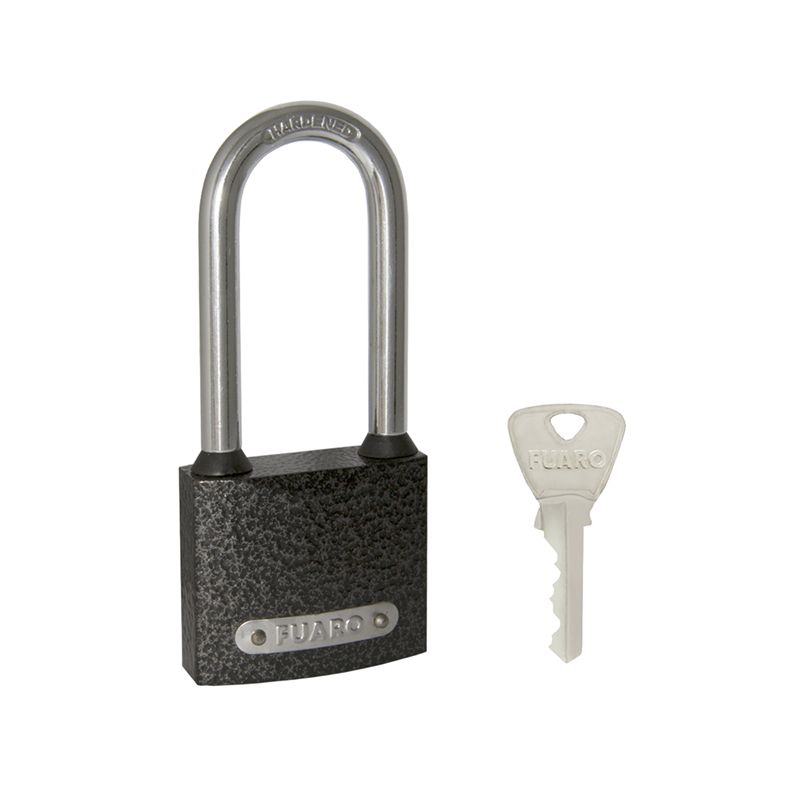 Замок навесной PL-UNI-0138-L (PL-01-38-L) 3key англ. /блистер