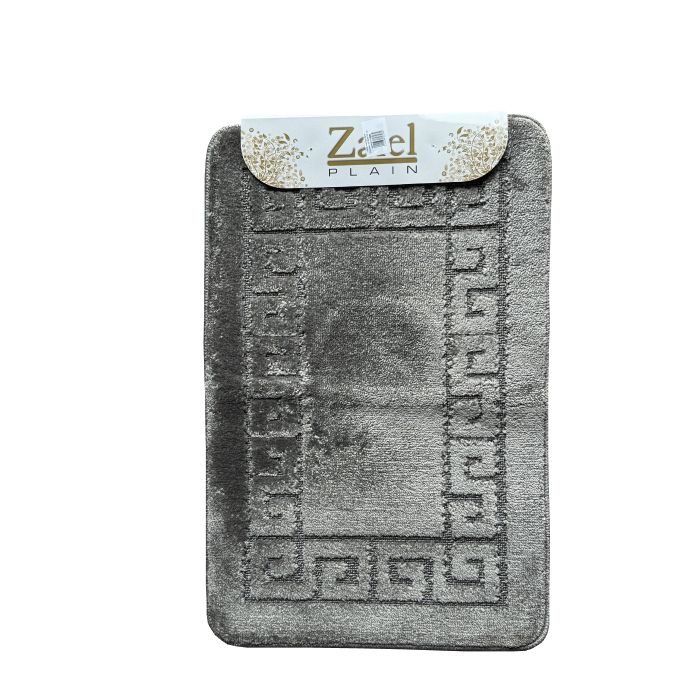 Набор ковриков Залел (2предмет) 55х85/45х55 сер.