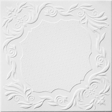 Плитка потолочная белая ламинированная Солид С-2066/36 (упак.144 шт.)