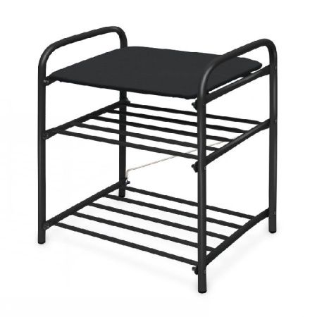 Банкетка 1 (500х330х450) с мягк. сидением,винил. слоновая кость/бежевый металликразборн. Б1-1/БЖ Ника