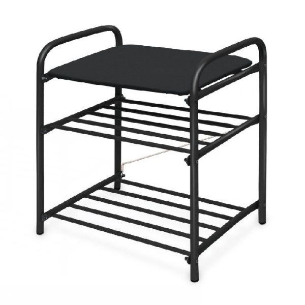 Банкетка 1 (500х330х450) с мягк. сидением,винил. слоновая кость/бежевый металликразборн. Б1-1/БЖ Ника