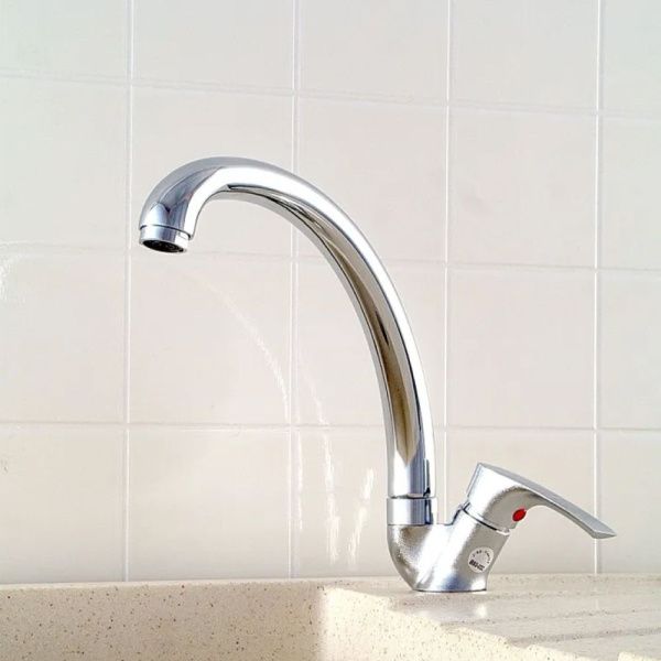 Смеситель для кухни монокомандный  хром  Potato Эверест B53-032