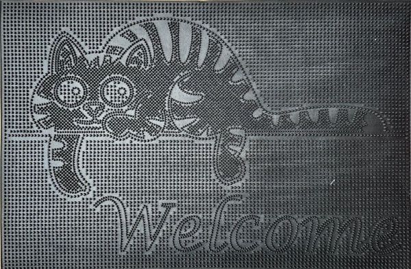 Коврик резиновый PIN MAT 40х60 (котенок)