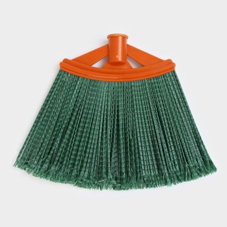 Метла пластиковая "Оптима" короткий ворс ВИР