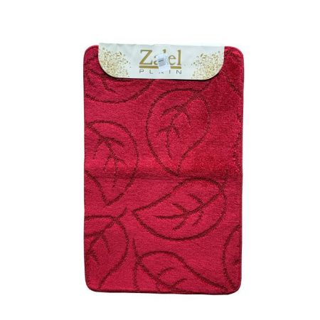 Набор ковриков Залел (1предмет) 55х85-90см бордовый