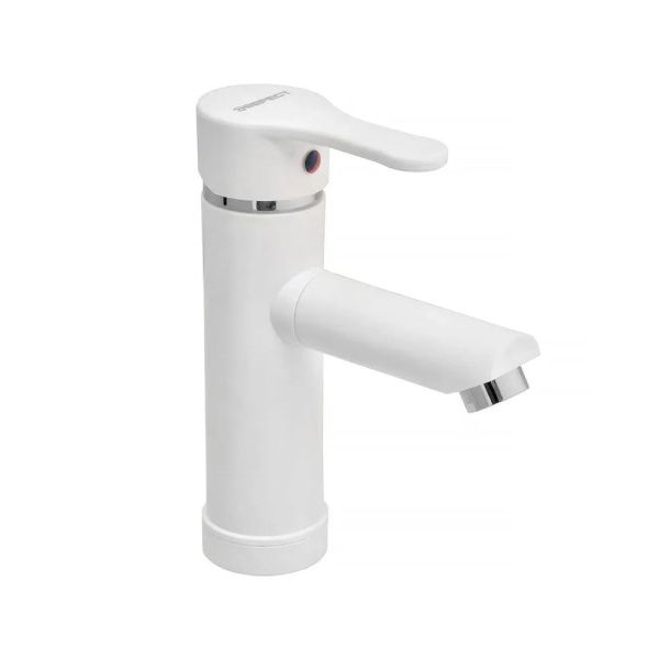 Смеситель для раковины монокомандный  белый  Potato Эверест B10-0467