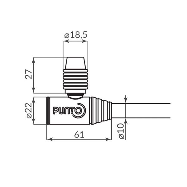 Замок тросовый PK-BIKE-1012-KEY (10х1200) 2key/подвес