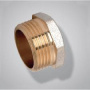 Заглушка в трубу резьбовая латун. F 339.04 (DT-1/2M) (уп.10шт.)