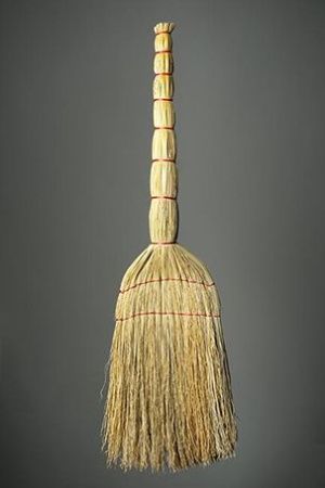 Веник сорго молдавский плоский малый (связка 50шт.)