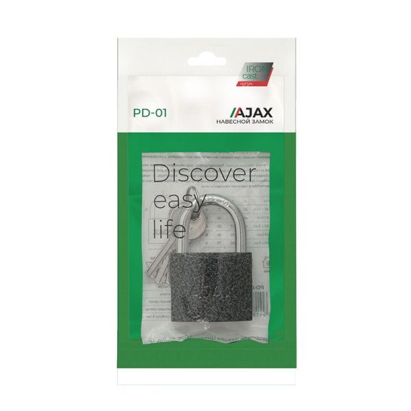 Замок навесной PD-0150 (PD-01-50) 3 key англ.