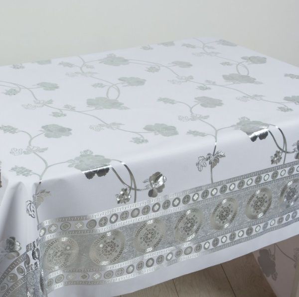 Клеенка на тк.основе "Аурум Колор" Серебро скифов (1.40х20м)